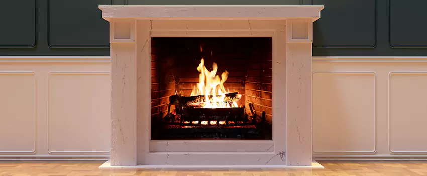 Decorative Electric Fireplace Installation in Gloucester, Massachusetts