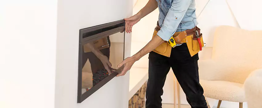Metal Fireplace Installation in Gloucester, Massachusetts