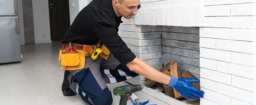 Fireplace Damaged Damper Frame Repair Services in Gloucester, Massachusetts