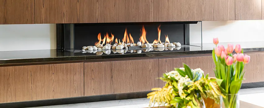 Double-height Fireplace Design Refurbishment in Gloucester, Massachusetts